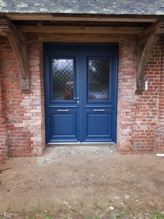 Grande double porte aluminium Bel’m