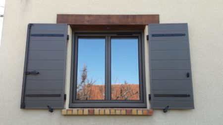 Remplacement de volets battants aluminium 7016